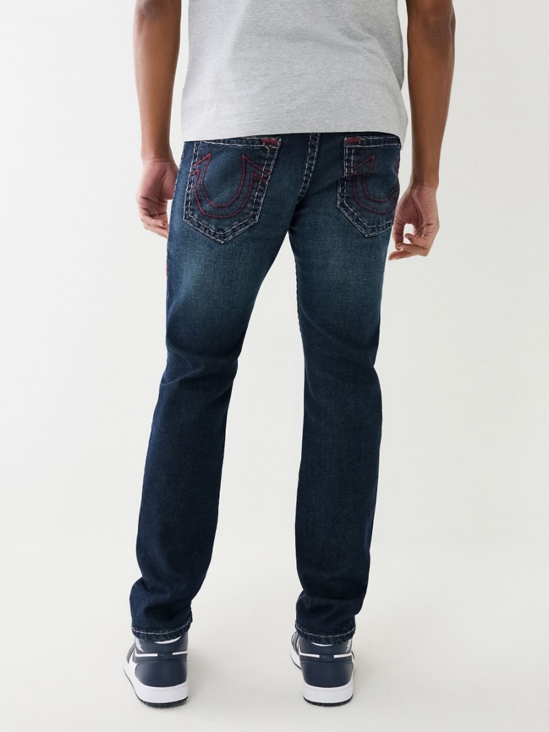 Naos Dark Wash True Religion Rocco Super T Skinny Jeans 32” | 6487-YMHKG