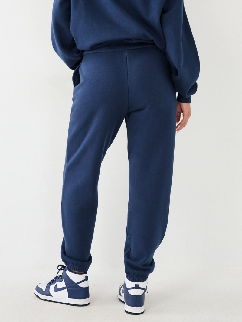 Navy/Sapphire True Religion Crystal Relaxed Jogger | 6730-XHELI