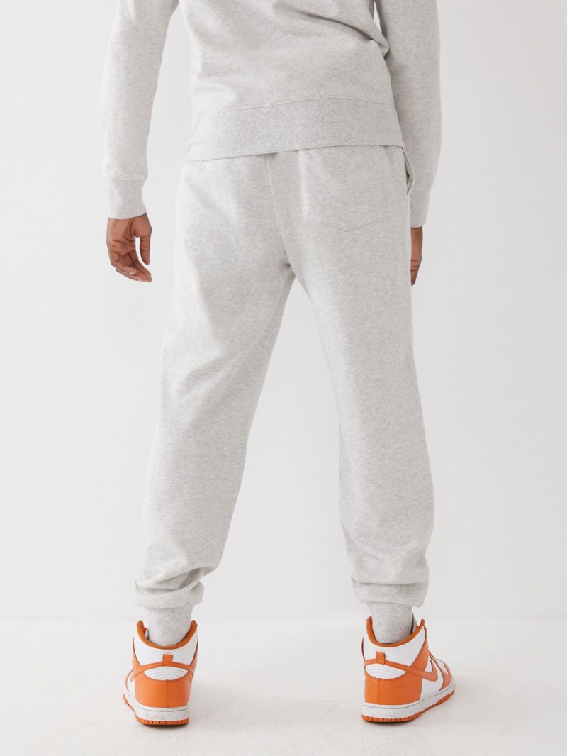 Oatmeal True Religion Logo Jogger | 5496-ICVMW