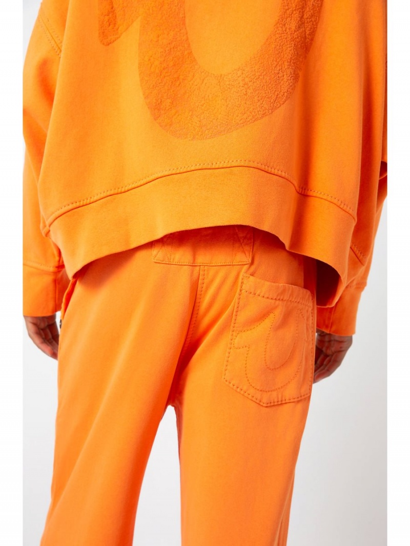 Orange True Religion Sebastien Ami X Big Rick Sweat Pants | 4209-KBZNL