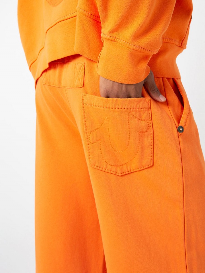 Orange True Religion Sebastien Ami X Big Rick Sweat Pants | 5321-PYAGU