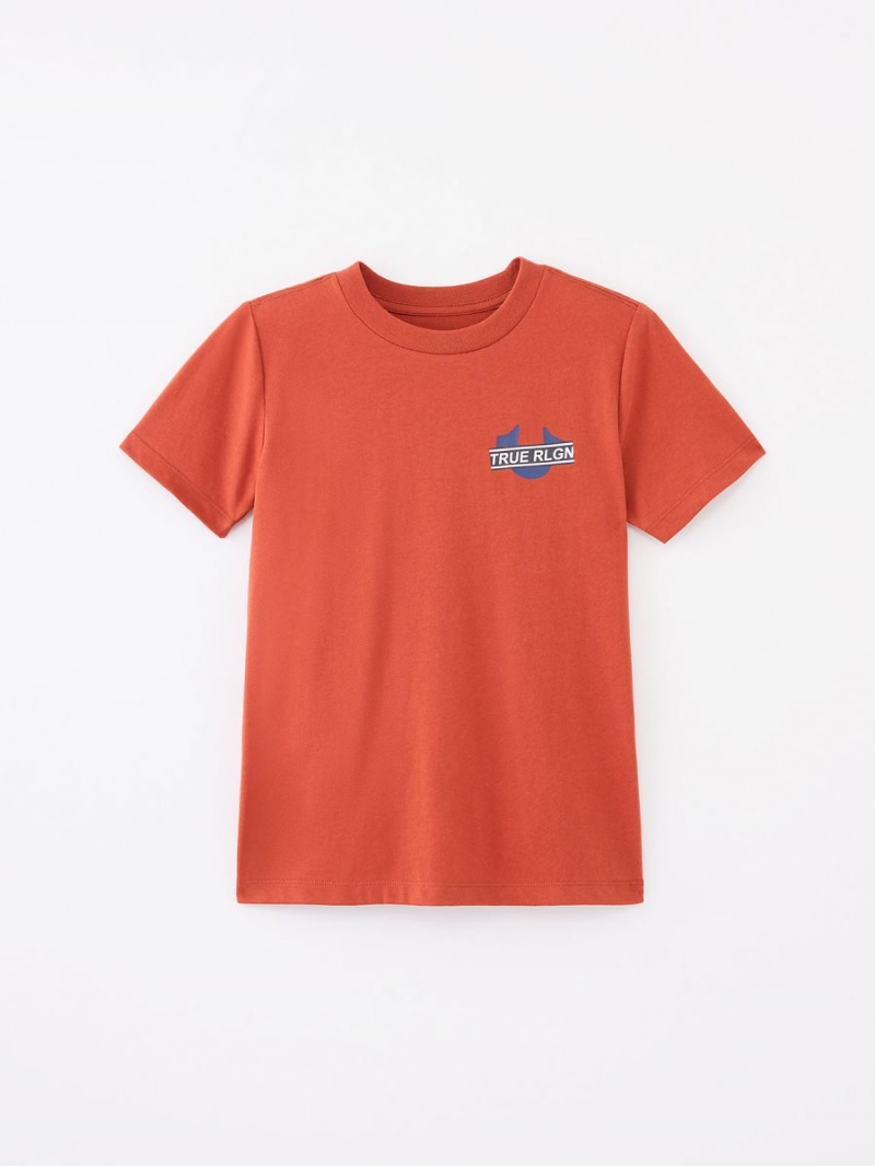 PICANTE True Religion Boys Logo T Shirts | 4963-HSZIW