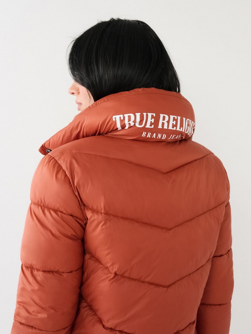 PICANTE True Religion Logo Longline Puffer | 3469-RBCVS