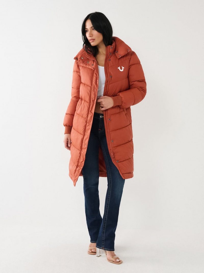 PICANTE True Religion Logo Longline Puffer | 3469-RBCVS