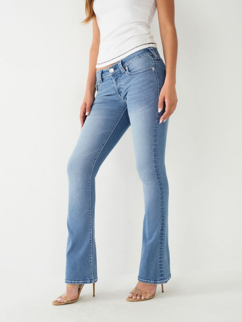 Peak Spot True Religion Becca Low Rise Big T Bootcut Jeans | 9836-PEXAC