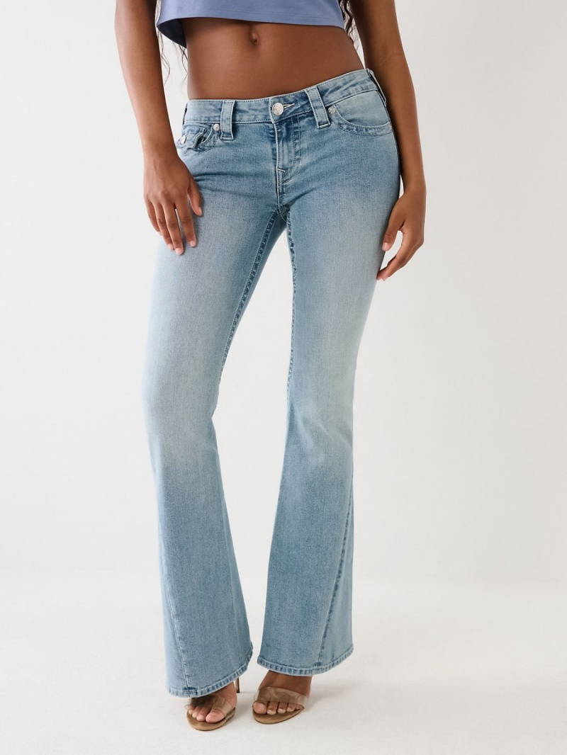 Peak Spot True Religion Joey Low Rise Flare Jeans | 3961-YCOTQ