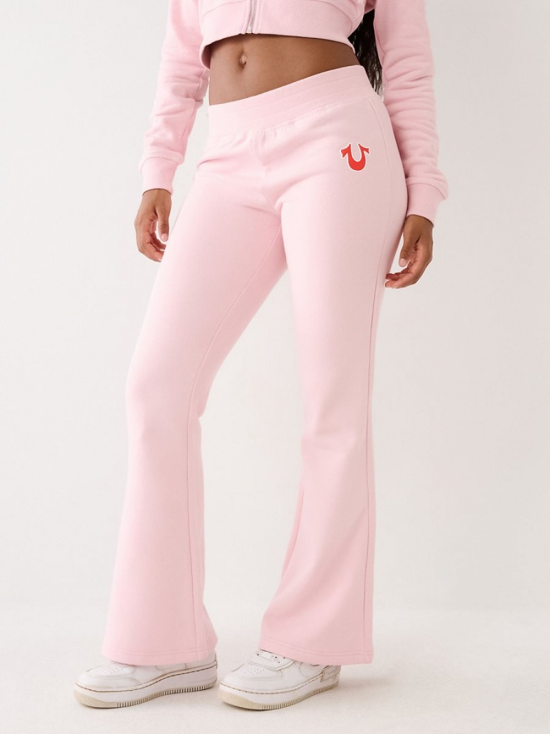 Pink True Religion Big T Flare Jogger | 4213-VFOYT