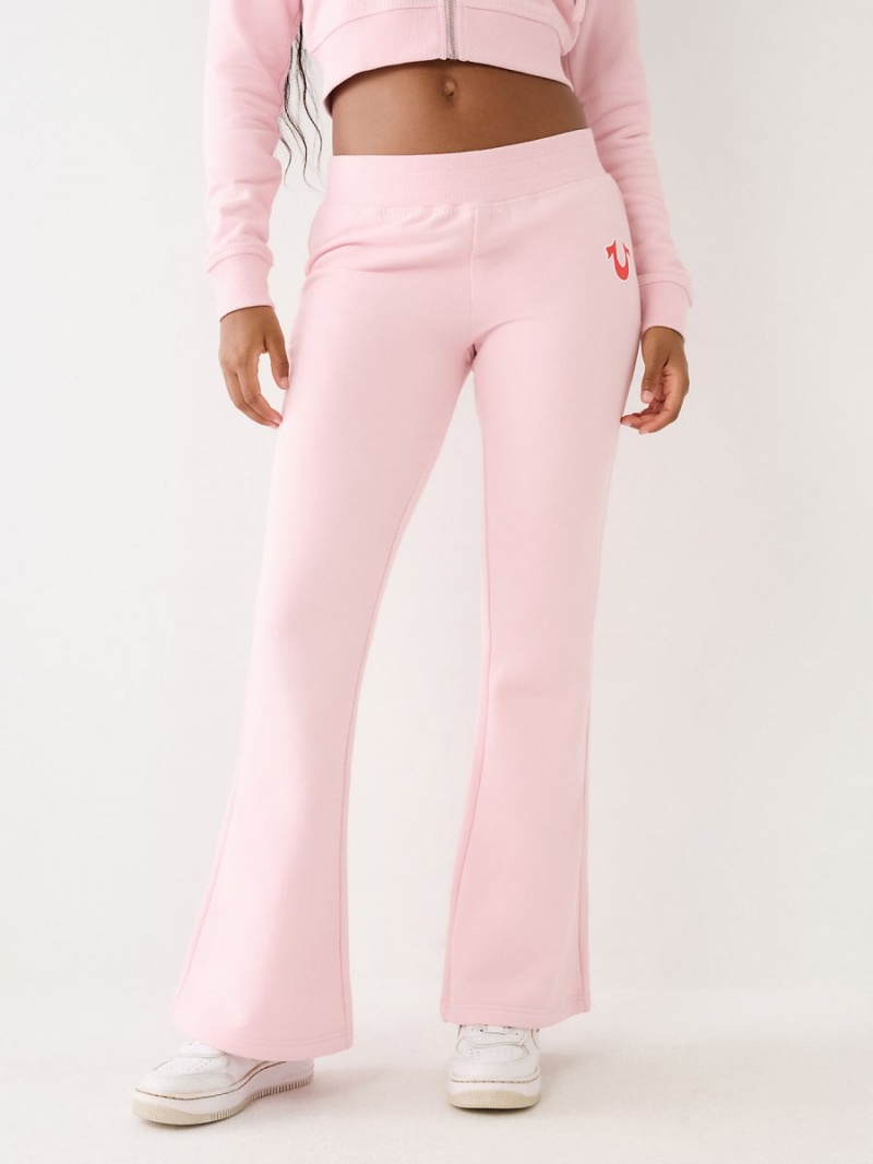 Pink True Religion Big T Flare Jogger | 4213-VFOYT