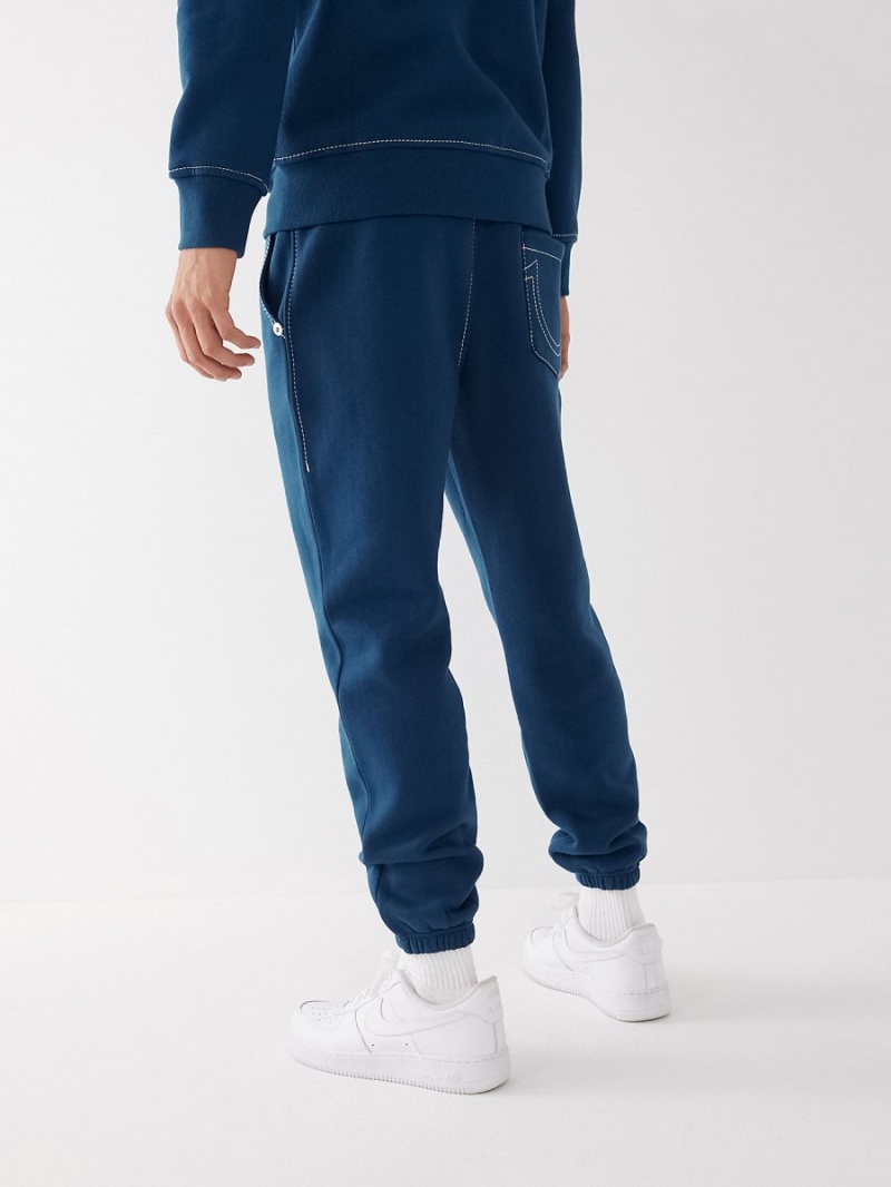 Poseidon True Religion Big T Logo Jogger | 3490-UXZKT