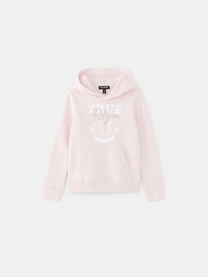 Potpourri True Religion Girls Logo Hoodie | 5462-MVKUF