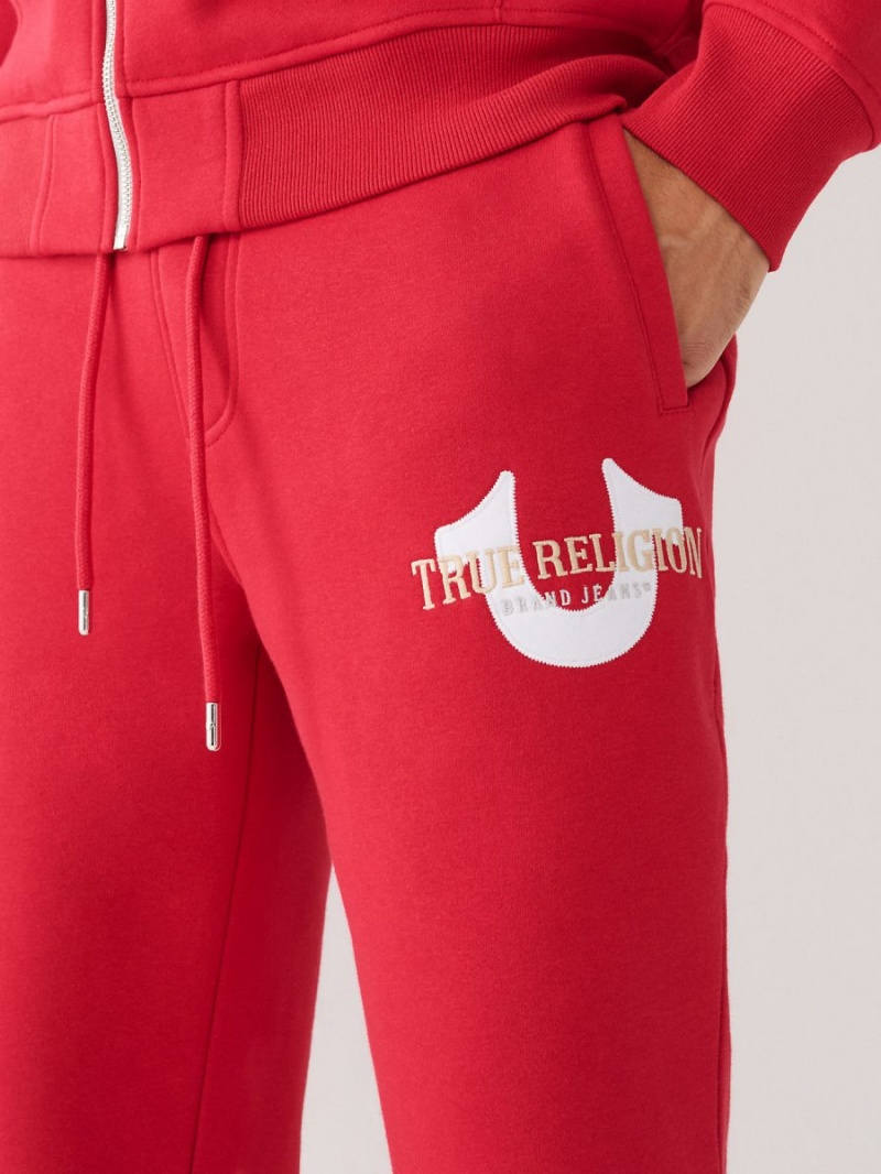 Red True Religion Logo Jogger | 3628-EWXOS