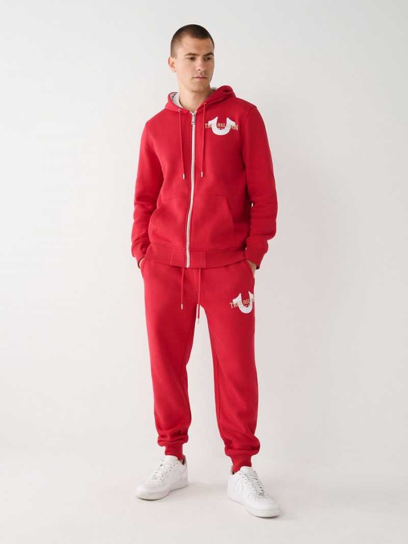 Red True Religion Logo Jogger | 3628-EWXOS