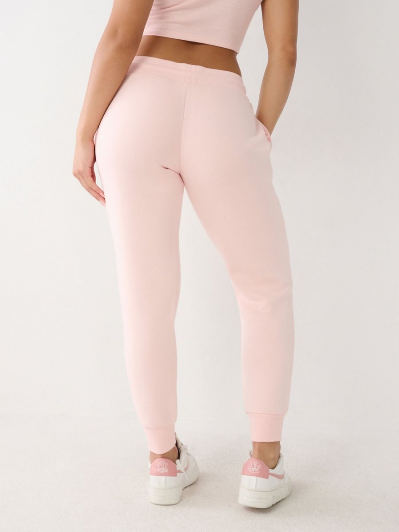 Rose True Religion Crystal Logo Jogger | 8365-JLOMS