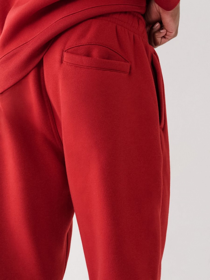 Ruby Red True Religion Logo Jogger | 6140-IXYFD