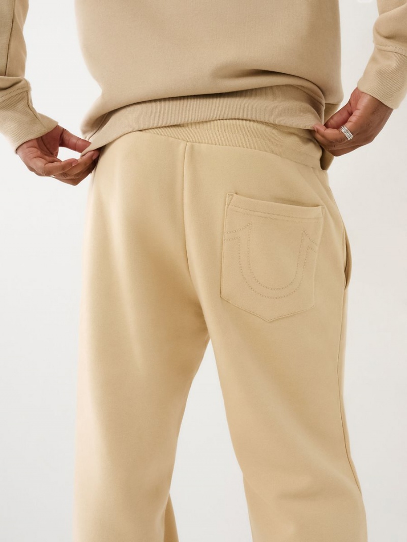 SEMOLINA True Religion Horseshoe Logo Fleece Drawstring Jogger | 0438-XJOSY