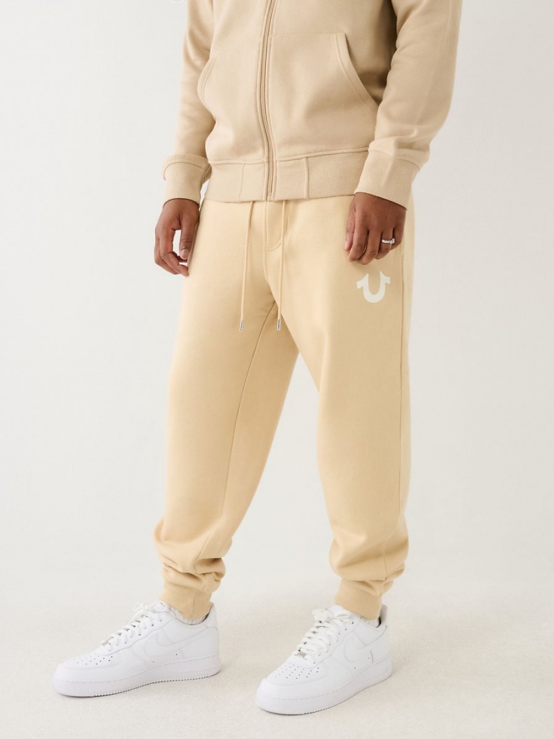 SEMOLINA True Religion Horseshoe Logo Fleece Drawstring Jogger | 0438-XJOSY