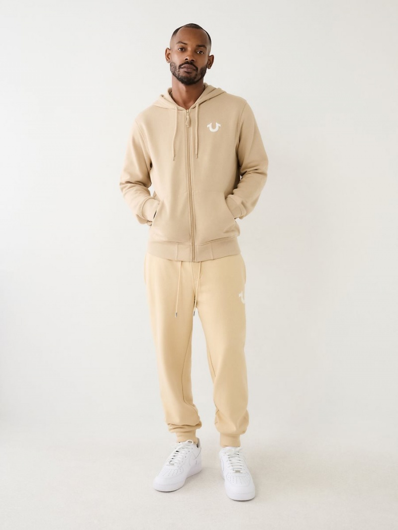 SEMOLINA True Religion Horseshoe Logo Fleece Drawstring Jogger | 6801-XJTBC