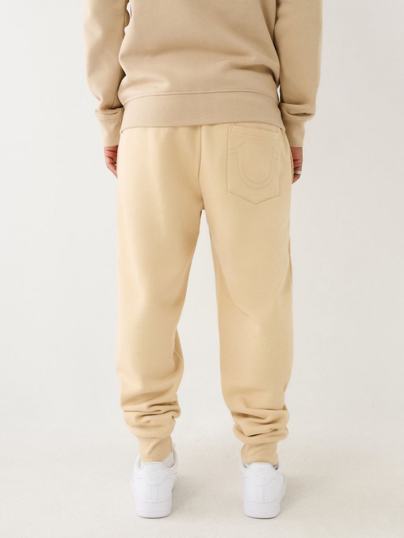 SEMOLINA True Religion Horseshoe Logo Fleece Drawstring Jogger | 6801-XJTBC