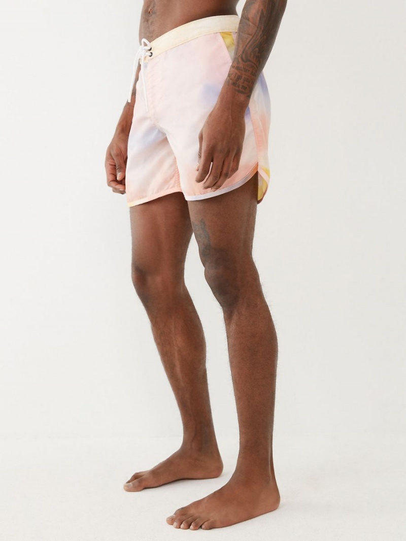 SORBET True Religion Tie Dye Board Shorts | 3296-MXFQZ