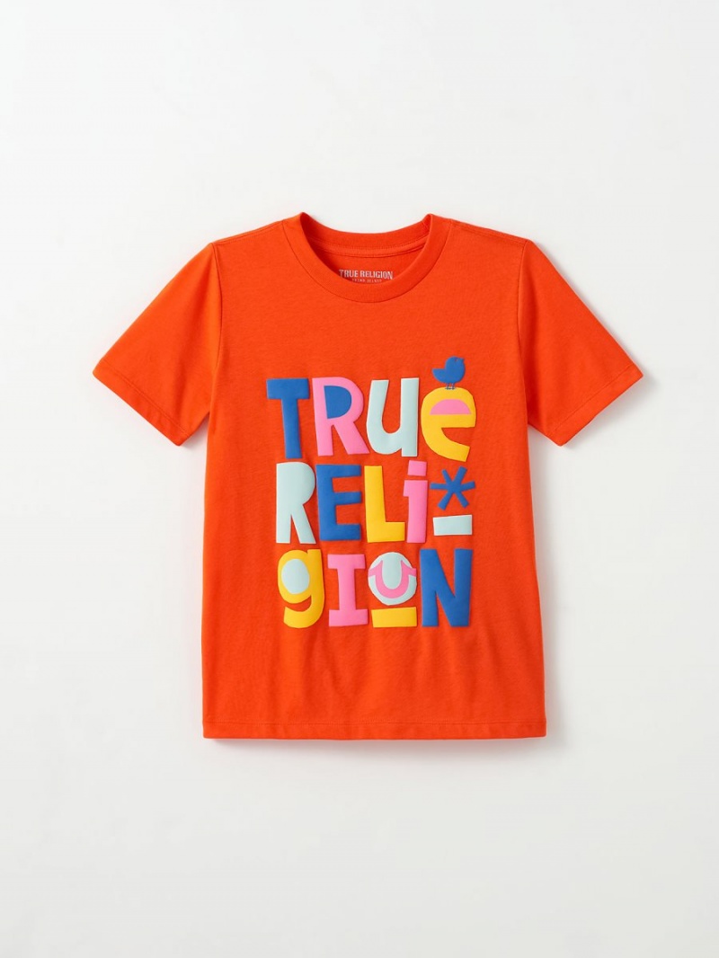 Saffron True Religion Girls T Shirts | 3580-LPDIN