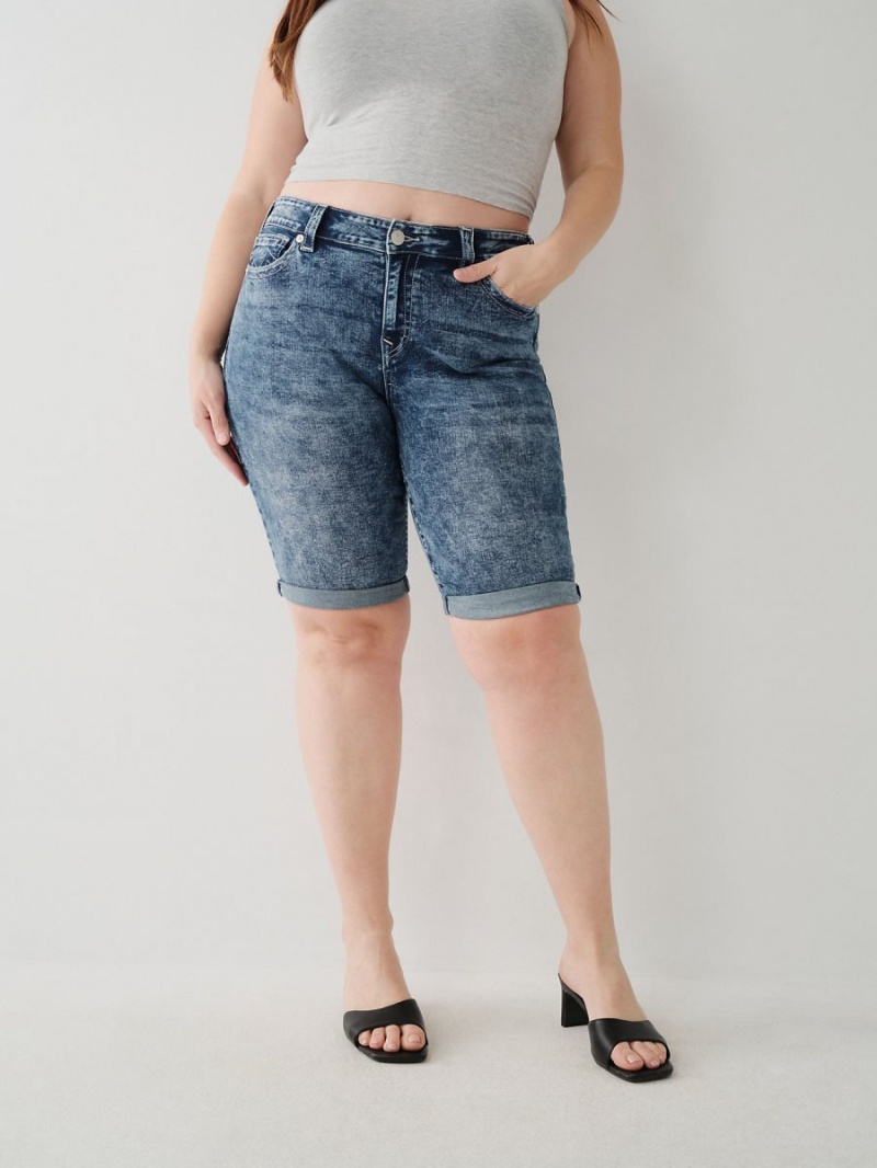 Sensation True Religion Riley Knee Shorts | 5194-ABNOH