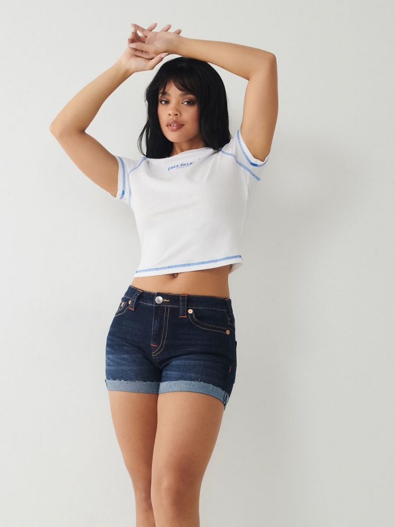 Sierra Moon True Religion Jennie Curvy Shorts | 8362-RJLAO