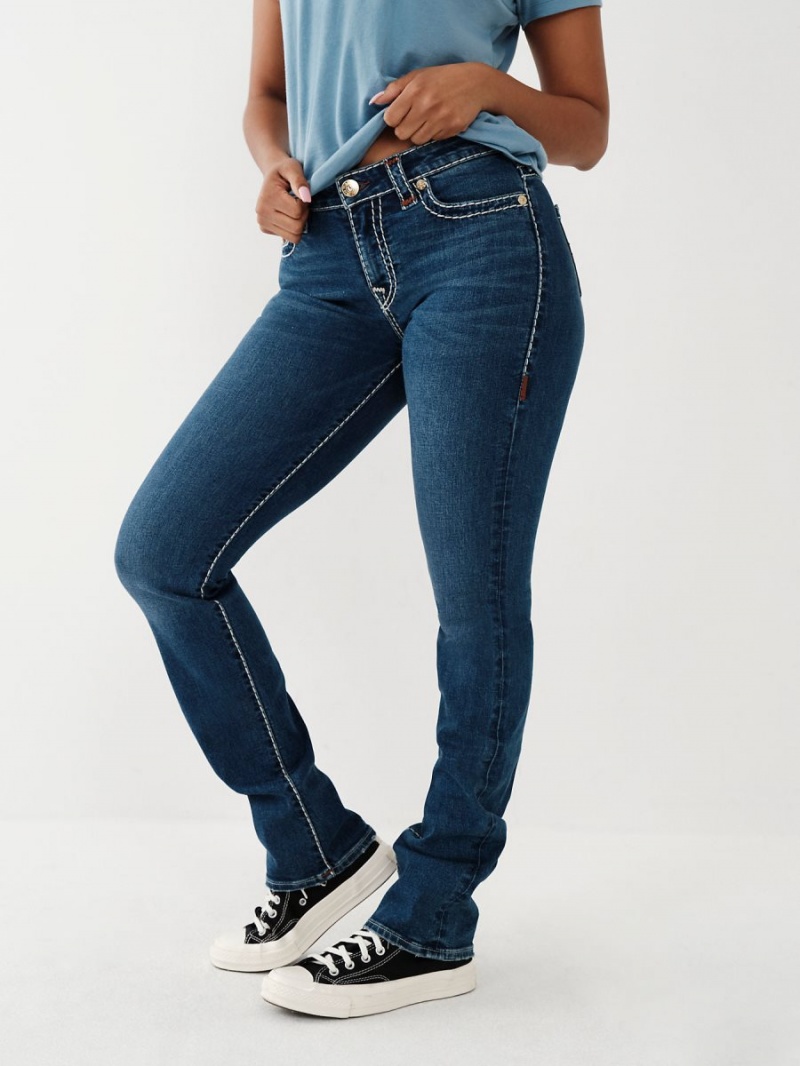 Sleep Walking True Religion Billie Super T Stitch Straight Jeans | 9201-FCUIO