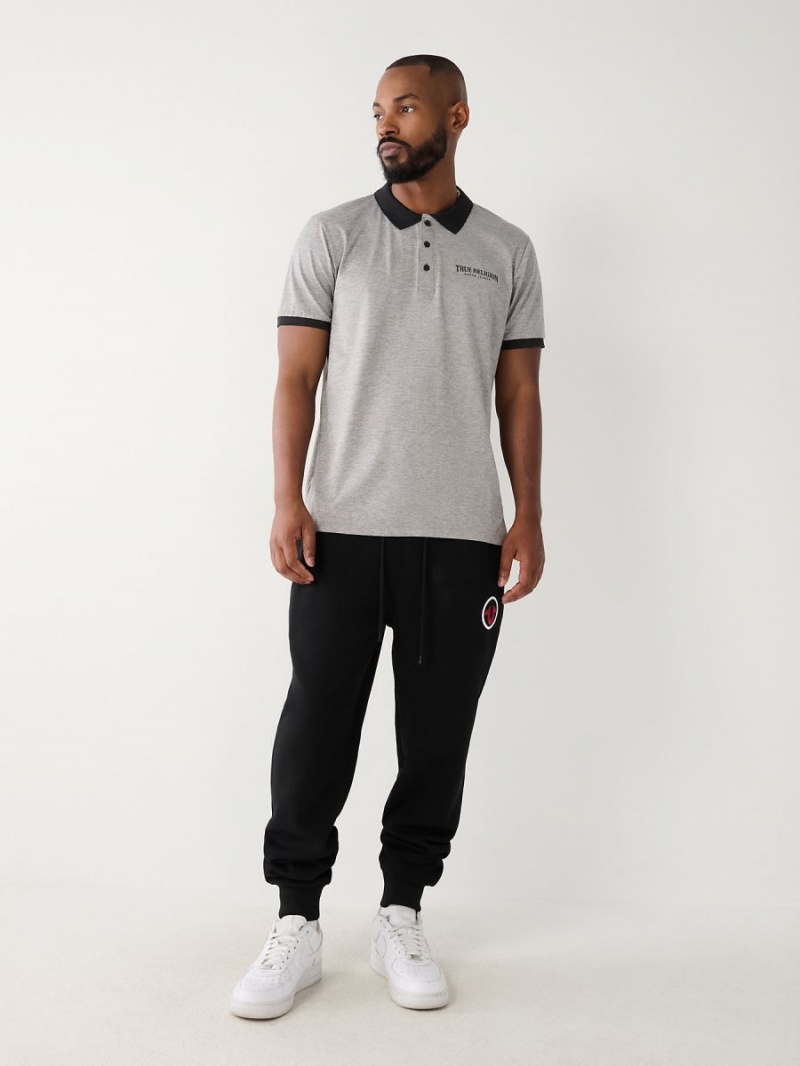 Steel True Religion Polo Shirts | 0642-ZTBGH