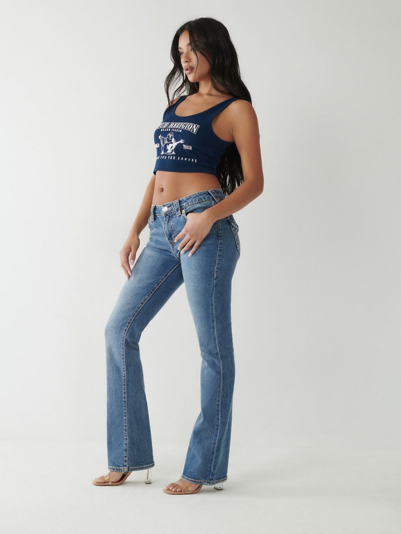 Testimonial True Religion Becca Big T Stitch Bootcut Jeans | 8240-BLOKA