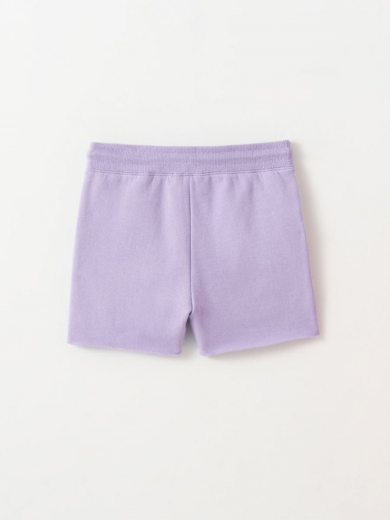 Violet Marl True Religion Girls Sweat Shorts | 5236-DQKHO