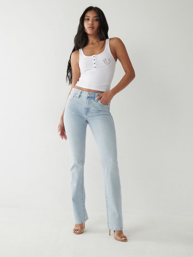 Walking Downtown True Religion Billie Straight Jeans | 2810-DUFXK