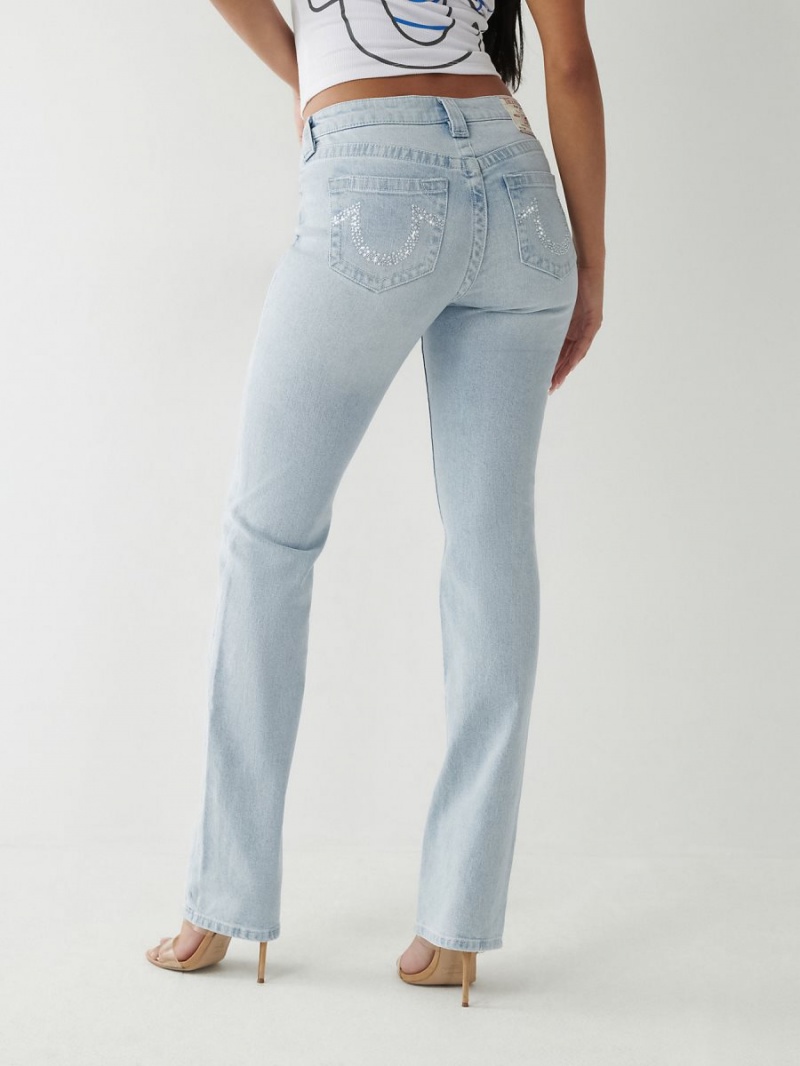 Walking Downtown True Religion Billie Straight Jeans | 2810-DUFXK