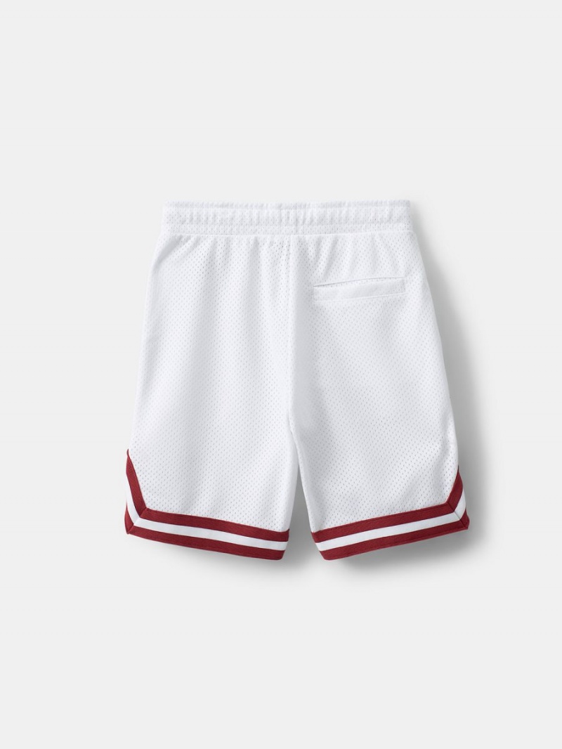 White True Religion Boys Mesh Shorts | 1250-HQCNS