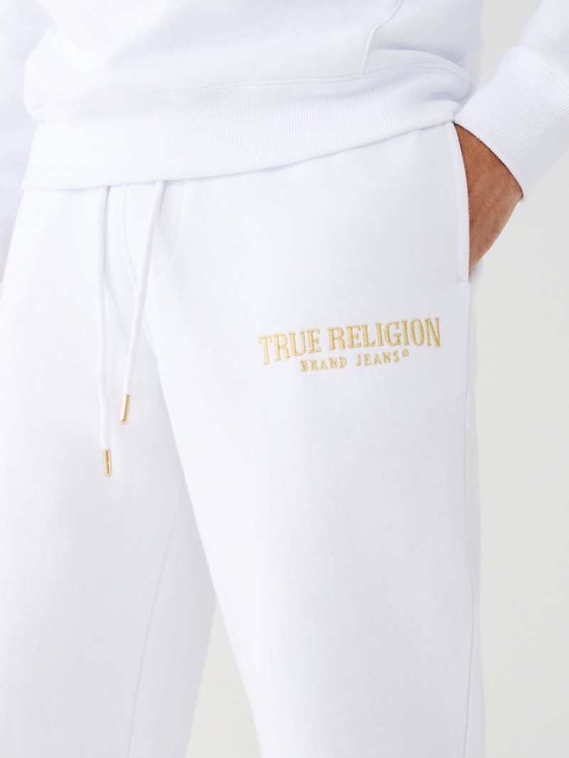 White True Religion Logo Jogger | 6172-TQMLE