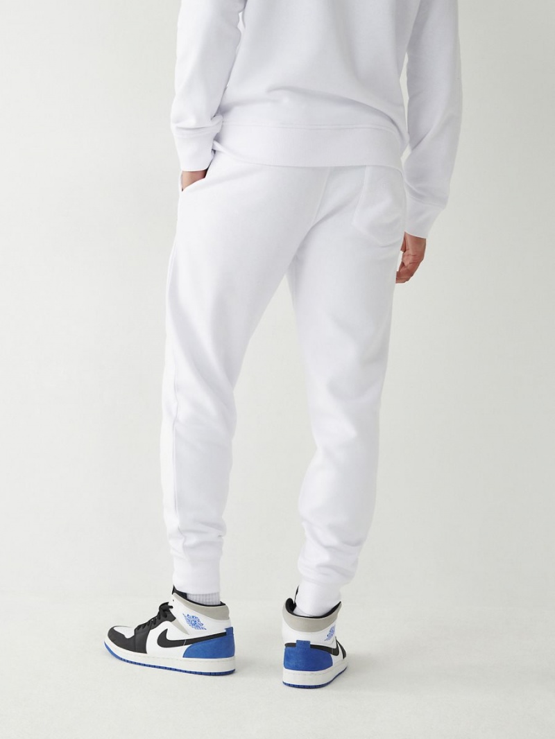 White True Religion Logo Jogger | 8946-TKAXD