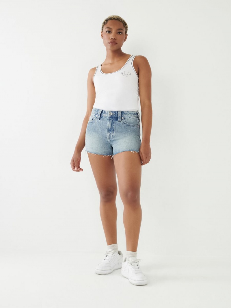 Wind Song True Religion Maisie Shorts | 4980-PIOKH