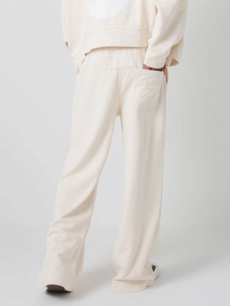 Winter White True Religion Sebastien Ami X Big Rick Sweat Pants | 5870-PWAOD