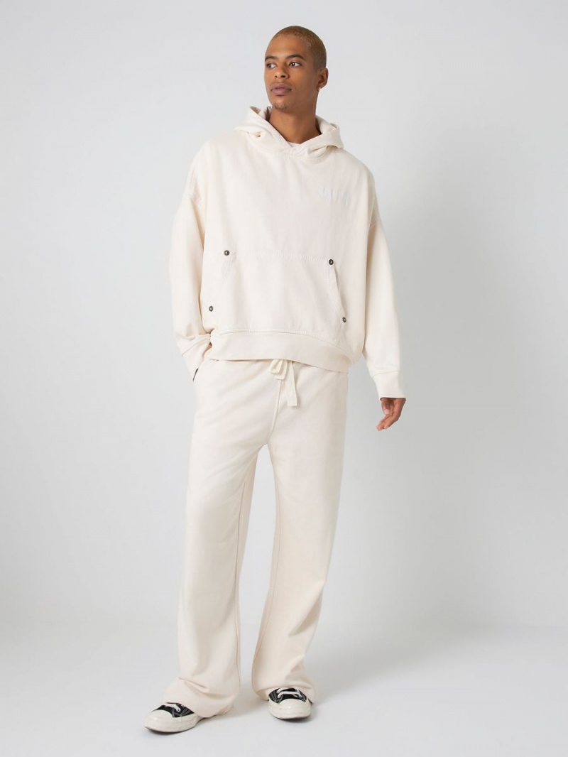 Winter White True Religion Sebastien Ami X Big Rick Sweat Pants | 5870-PWAOD