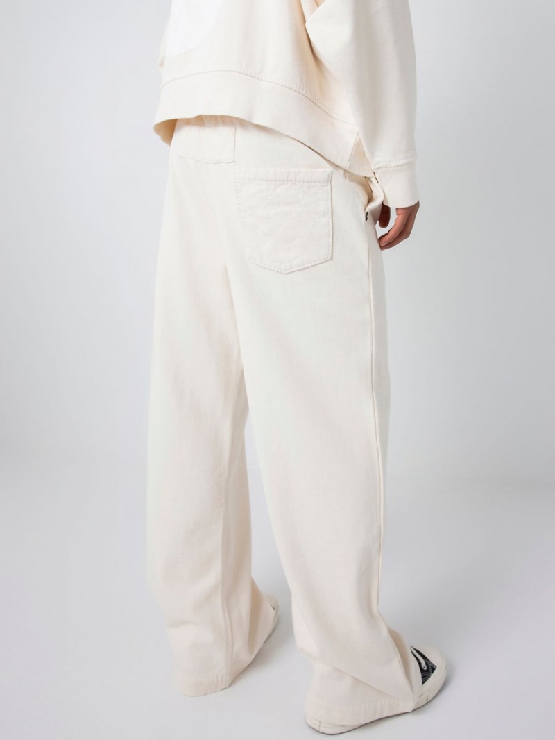 Winter White True Religion Sebastien Ami X Big Rick Sweat Pants | 5870-PWAOD