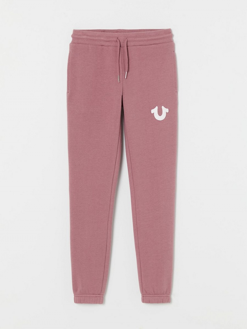 Wistful Mauve True Religion Girls Logo Jogger | 1354-RZBDN